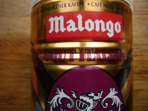 Malongo - Goût Italien moulu canete 250g - logo